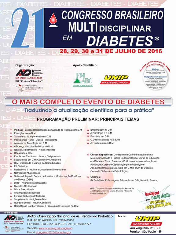 Congresso Brasileiro de Diabetes